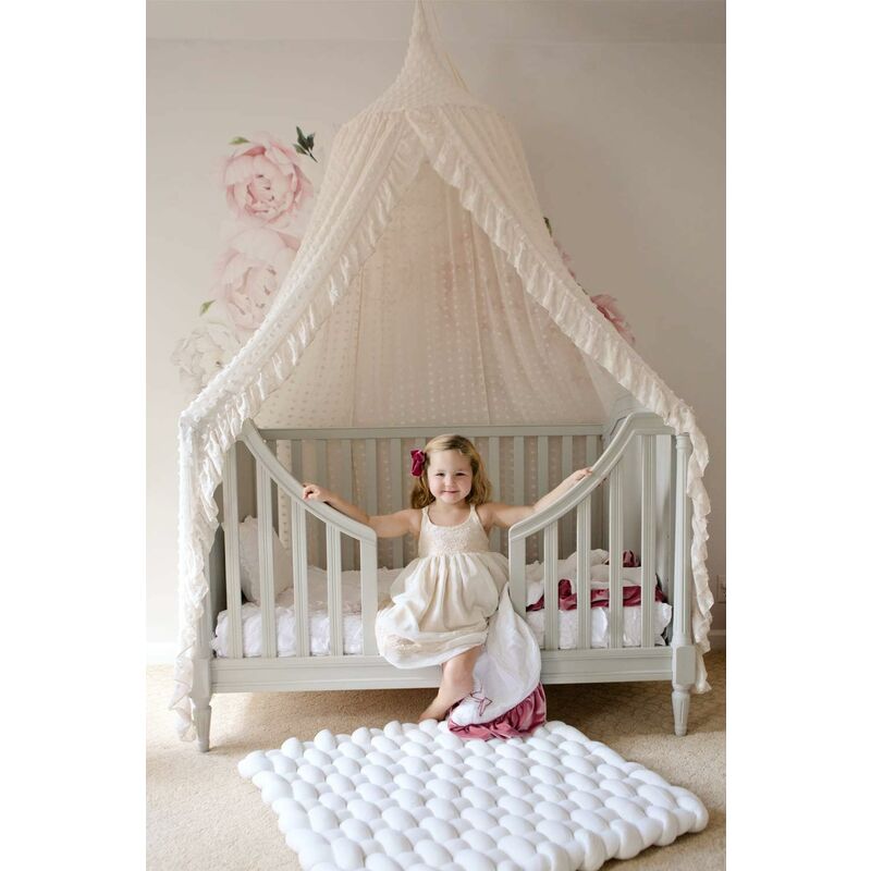 Lit d'enfant auvent, princesse conte de fées tente, crèche lit bébé drapé  moustiquaire décoration pour