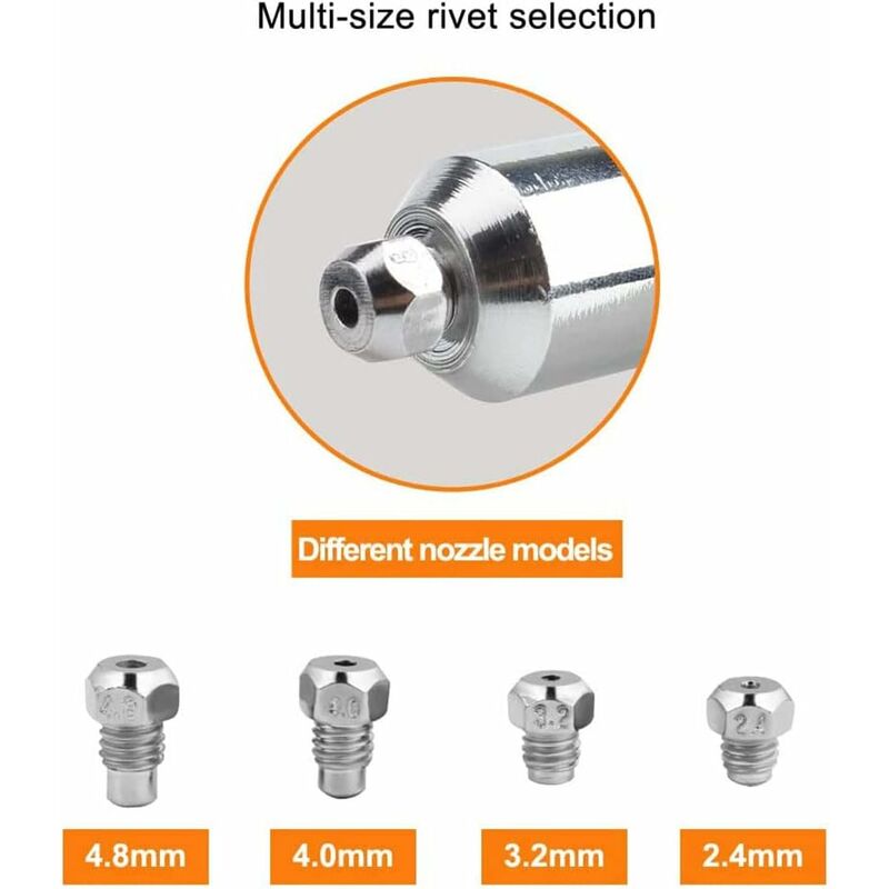 Insert fileté d'attachement d'adaptateur de perceuse d'écrou de rivet pour  la