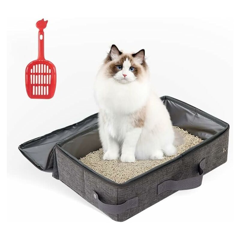 Litiere pour Chat Autonettoyante, Poubelle Litiere Chat /65l+9l Grande  Capacité/éLimination des Odeurs/ContrôLe App, Caisse Litiere Chat pour