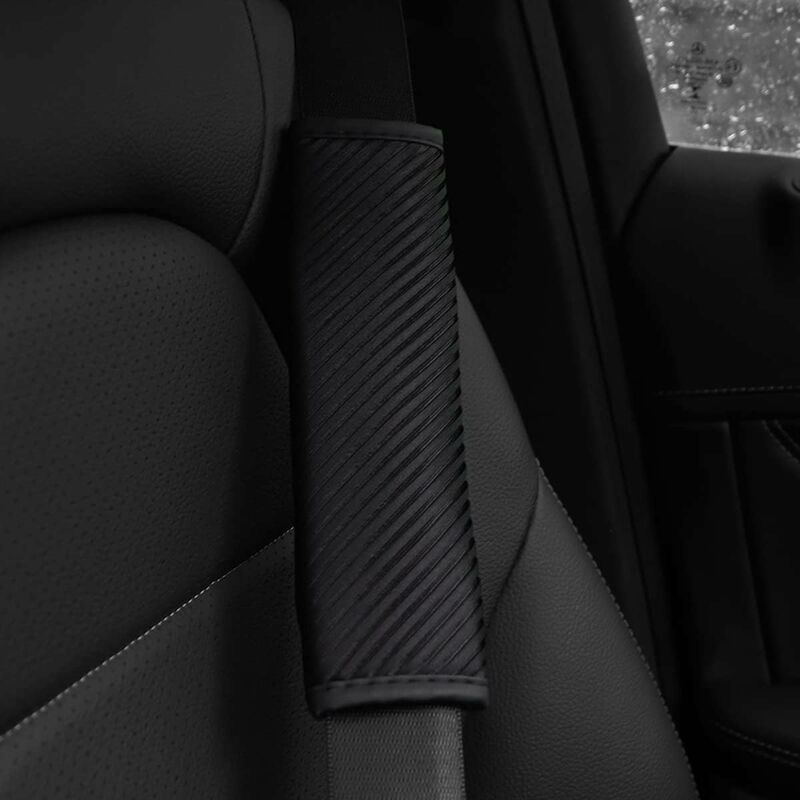 2pcs Rallonge de ceinture de sécurité, 9 cm, rallonge de siège de voiture  (Gris)