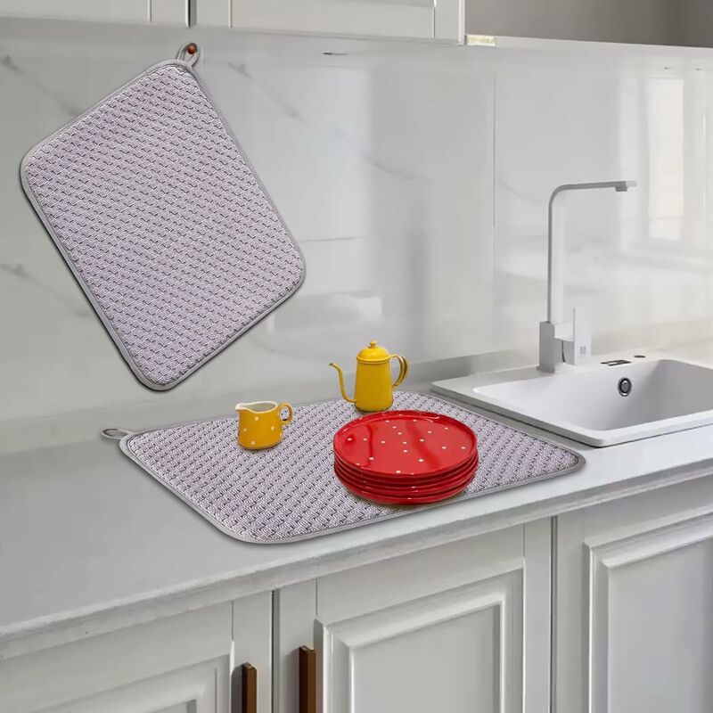 Protégez votre comptoir avec tapis absorbant robinet pour cuisine