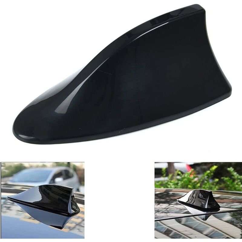 Eosnow Couverture en forme d'aileron de requin pour antenne de voiture,  Style Fiber de carbone