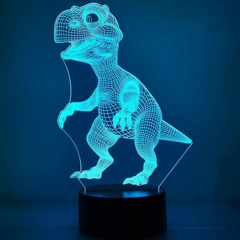 Lampe torche enfant verte ou jaune avec projection de dinosaures