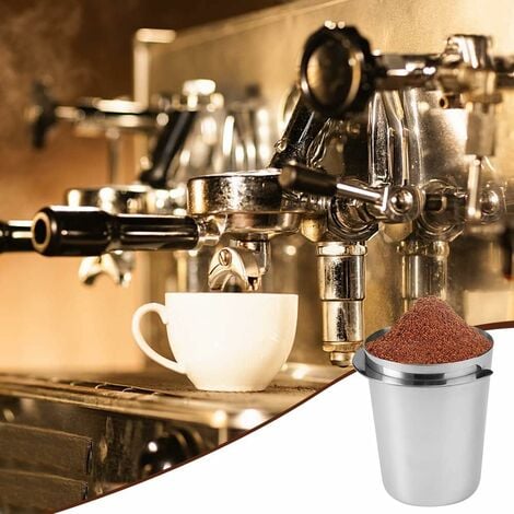 Dispensateur de café en acier inoxydable tasse de dosage de dose de  réception tasse de dossier