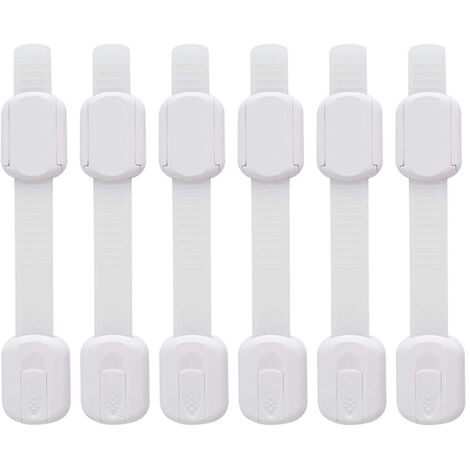 5pcs Serrure de sécurité pour enfants Serrure de tiroir pour bébé Armoire  de protection Anti-Clip