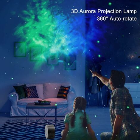 Projecteur d'étoiles à LED Veilleuse - Projecteur de planétarium 7 en 1 -  Lampe de