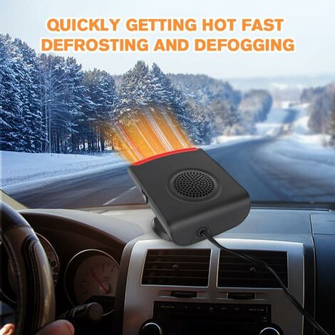Réchauffeur de voiture, réchauffeur automatique portable dégivreur de  voiture prise antibuée, 2 en 1 chauffage / refroidissement