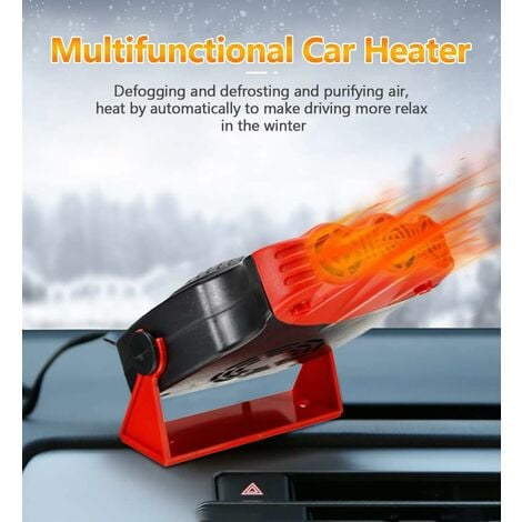 Réchauffeur de voiture, réchauffeur automatique pour anti - buée 12V plug -  in Portable heater Fan 2 en
