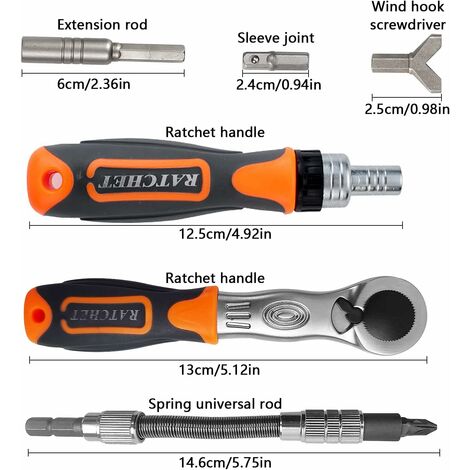 38 en 1 Ensemble Complet D'outils de Réparation de Maisons, Boite