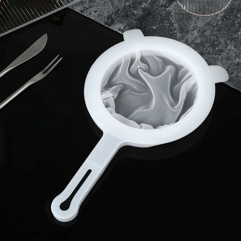 Filtre alimentaire ultra fin nylon Mesh avec poignée cuisine yogourt Mesh  plastique (80 broches)