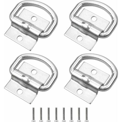 Dispositif d'attache d'anneau de type d, 4 pièces dispositif d'ancrage de dispositif  d