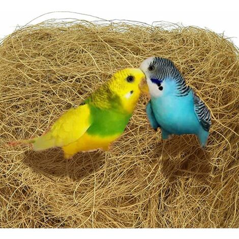 Nid d'Oiseau en Paille Naturelle Respirante, Garde au Chaud