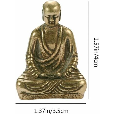 Bouddha petite statue de bouddha en cuivre pur paix et bouddhisme