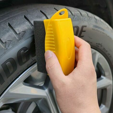 1 pièce de pneu de voiture roue polissage éponge de lavage brosse de  nettoyage