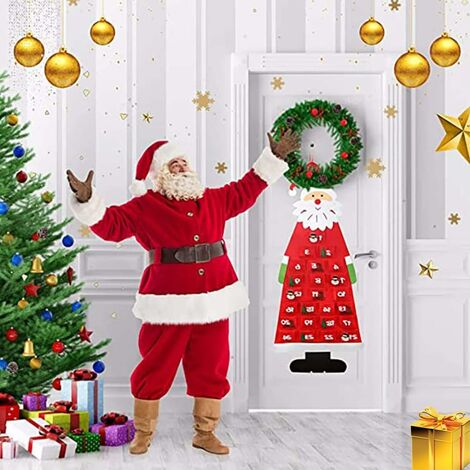 Calendrier de l'Avent Filles Cadeau de Noël Calendrier Compte à rebours de  Noël Calendrier de l'Avent 2024 Enfants 24 jours Bricolage Cadeaux de  charme de Noël