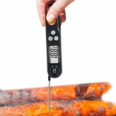 Thermomètre à viande avec sonde longue Digital Instant Read Food Thermomètre  pour