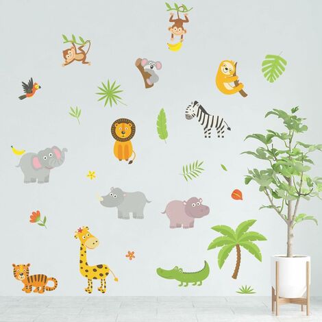 Stickers de papier peint animaux, stickers de papier peint animaux
