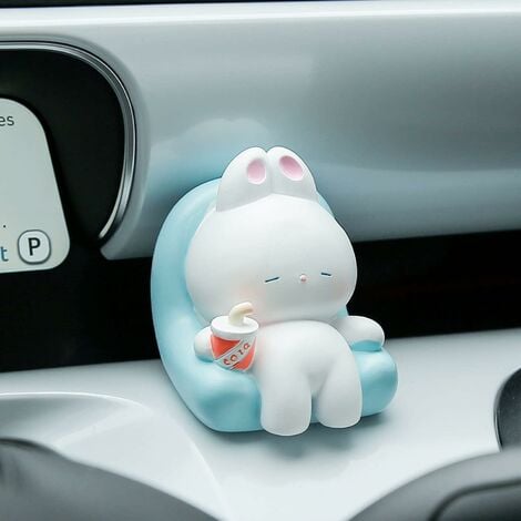 Tableau de bord de voiture Rabbit enjoy Sunshine decor intérieur de voiture  mignon décoration accessoires décoration