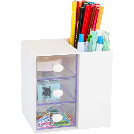 Acheter Cosmétiques papeterie organisateur tiroir boîte de rangement boîte  de rangement transparente tiroir de rangement de bureau