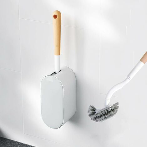 Brosse de toilette rechargeable - Recharge de brosse de toilette - Wit -  Brosse de