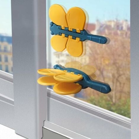 Porte coulissante en verre serrure enfant (2 pièces) - sécurité bébé  serrure de fenêtre coulissante pour porte