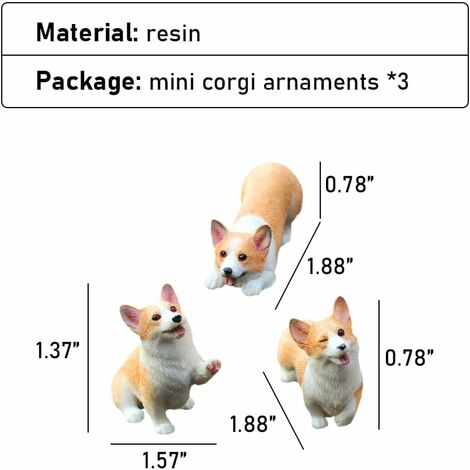 Personalit résine Mini bouledogue français décoration voiture