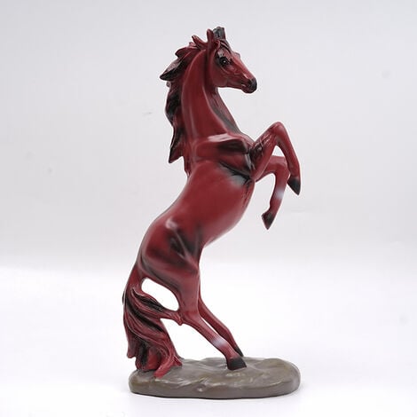 Statues de résine de cheval debout, Figurines d'art de cheval décoration  maison et Bureau décoration étagères de bureau armoire à vin