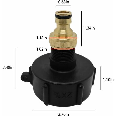 Adaptateur robinet F3/4'' (20x27) à M22
