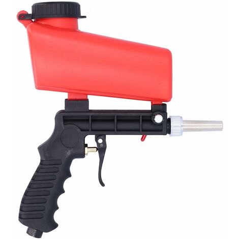 Kit de pistolet de sablage portable, sablage pneumatique pour le polissage  du métal