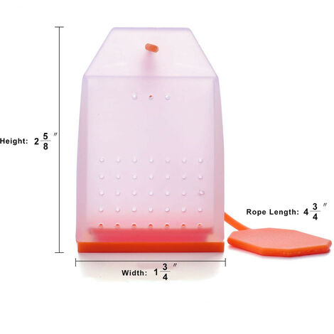 Sachet Épices Silicone En Forme De Poulet - Infuseur Herbes Et Thé - Gadget Cuisine