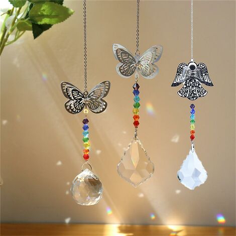 Pendentif en cristal jardin suspendu décoratif rideau de perles de mariage  décor (style 5)