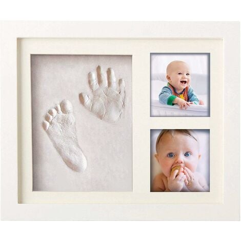 Cadre Photo à empreintes de mains et de pieds pour nouveau-né