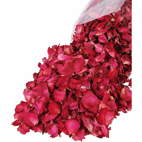 Confettis de mariage en pétales naturels de fleurs séchées