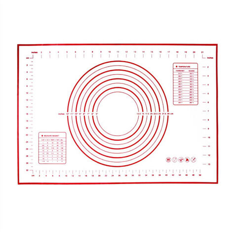 Tapis de cuisson en Silicone, échelle de four, pâte à rouler