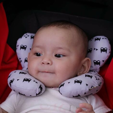 Coussin de soutien de cou pour bébé pour siège auto et poussette