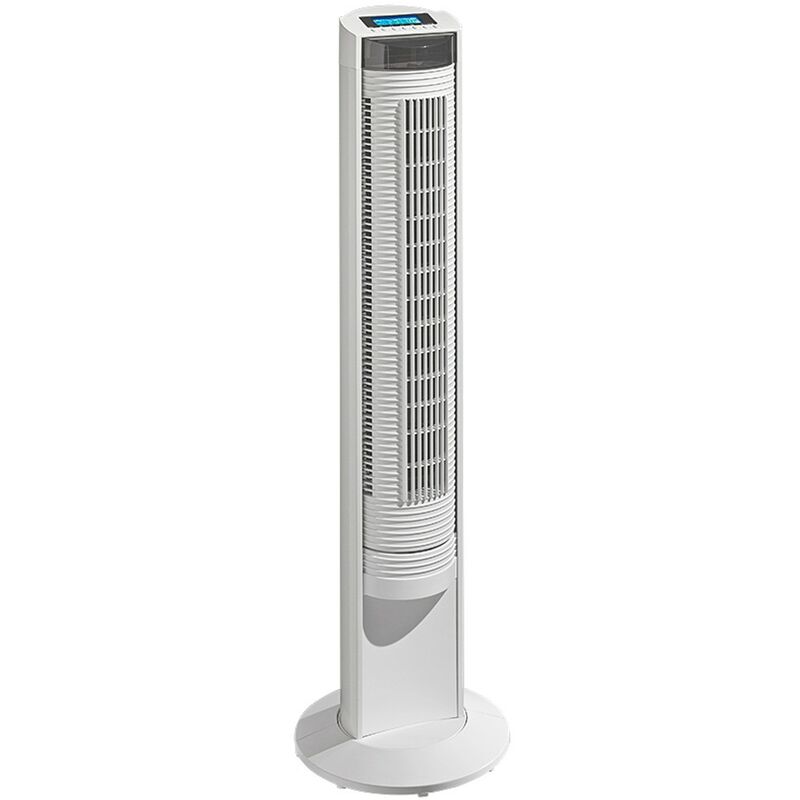 Ventilador de pie CasaFan 67541 AIROS BIG PIN II blanco / hasta 8m / giro 115° / control remoto