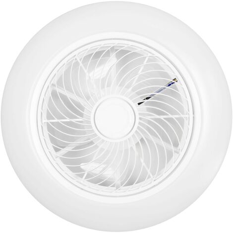 Ventilador de techo sin aspas Noaton 12050W TRITON / 50cm / Con luz LED y  mando