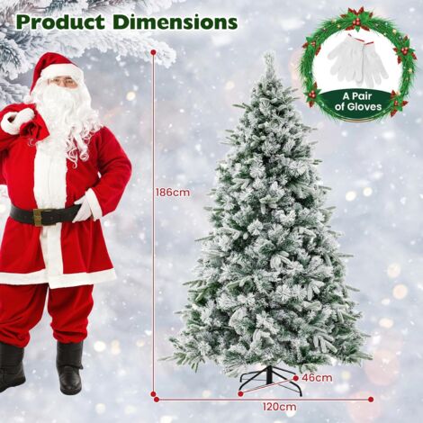 Albero Di Natale Artificiale Rafael Con Luci LED Integrate 240 Cm | Apertura A Ombrello E Aspetto Realistico - 2