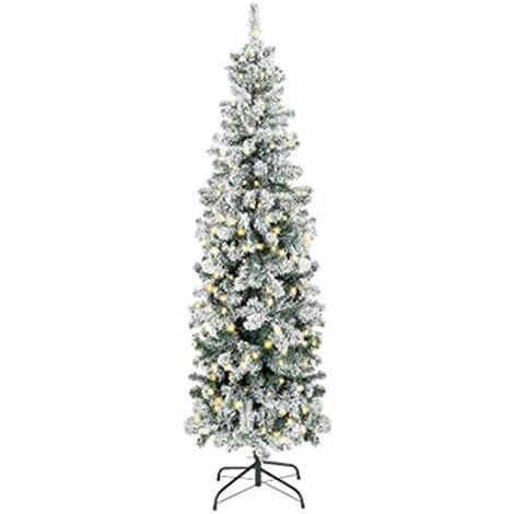 RELAX4LIFE Albero di Natale 135cm, Luci LED Incorporate, con 442 Rami