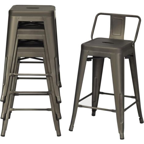 RELAX4LIFE Set Sedie da Pranzo in Legno da 2, Sedie da Cucina Rivestite