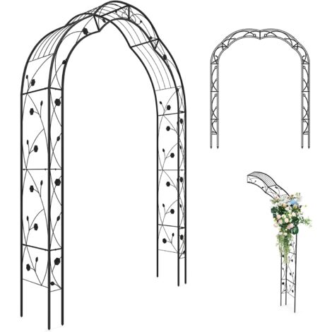 Arco Giardino Relax4Life 240cm - Supporto Rampicanti E Rose | Per Matrimoni E Decorazioni - Foto 14