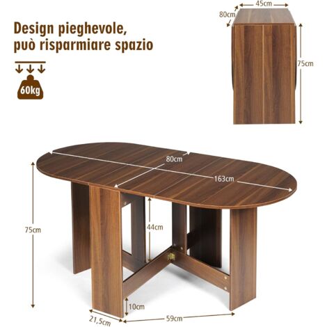 Tavolo Pieghevole Tavolino Da Studio RELAX4LIFE In Tavolo Da