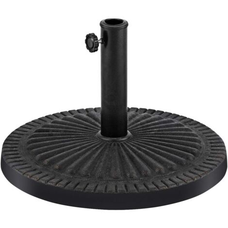 RELAX4LIFE Base De Parasol En Résine, Applicable De 38-48 MM, Support - 11