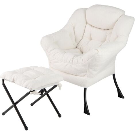 Poltrona Relax Con Poggiapiedi E Tasca Portaoggetti – Perfetta Per Camerette E Soggiorni
