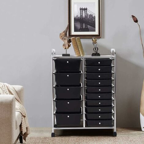 Vicco Set Di Mobili Da Bagno "Ilias", Bianco Lucido, 3 Pezzi, Con Cassetto | Bianco Lucido | Insieme 3 | 406673135299908