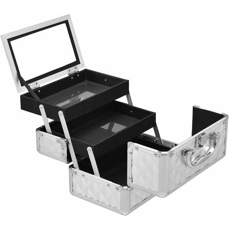 JYNVO Beauty Case Trasparente Da Viaggio | Necessaire Impermeabile E Portatile Per Cosmetici | Organizer Trucco - 3