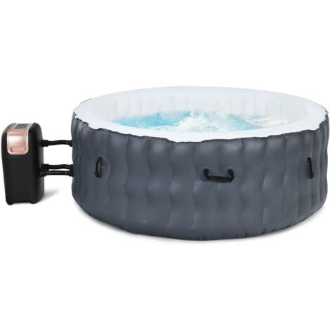 Vasca Da Bagno Gonfiabile Per Adulti CLEADONG - 120x43x43 Cm, Con Fondo A Bolle Di Massaggio, In PVC