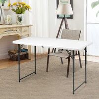 Tavolo Pieghevole Rotondo 81cm RELAX4LIFE: Leggero, Portatile, Perfetto Per Interno Ed Esterno
