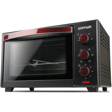 G3 Ferrari Forno Elettrico Ventilato Il Moro 28 Plus Capacità 28 Litri Potenza 1600 Watt Colore Nero