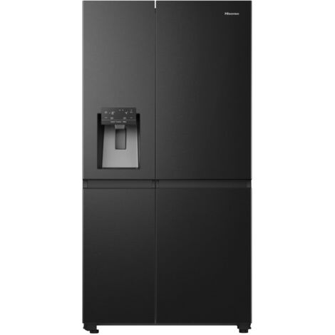 Hisense RS818N4TFE Frigorifero SideBySide 2 Porte 632L Libera Installazione Nero